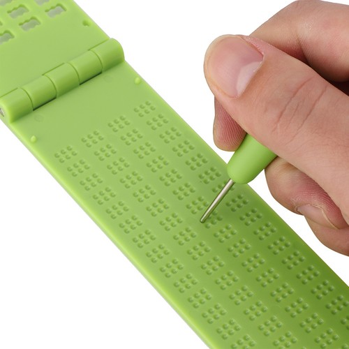 Braille writing slate tool - writing,