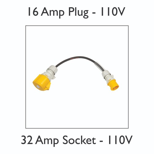 16amp plug 32amp socket - 16amp,