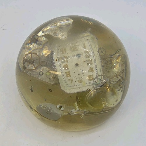 Handmade resin paperweight - resin,