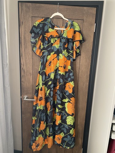 Vintage 100 real - silk, maxi