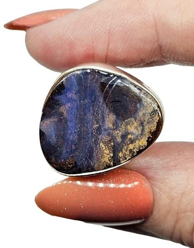 Australian solid boulder opal - boulder,