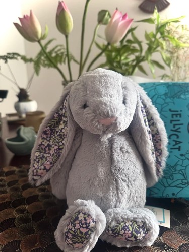Jellycat blossom silver bunny - blossom,