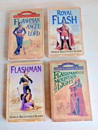Flashman paperback books - 4,
