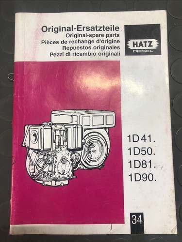 Hatz 1d31 1d41 1d50 1d60 - 1d50,