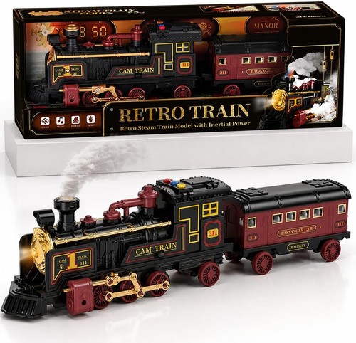Kids steam train toy realistic - steam,