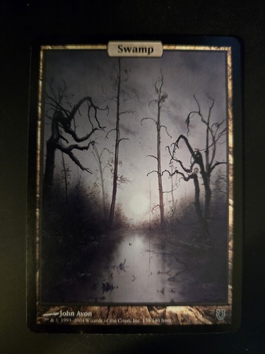 Swamp full art unhinged - nm,