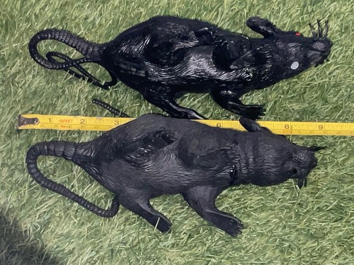 Large rubber rats - 2,