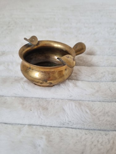 Vintage solid brass - solid, cauldron