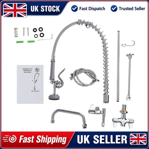 Pre rinse faucet - faucet, silver