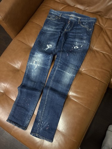 Dsquared2 slim navy acid - acid, spot