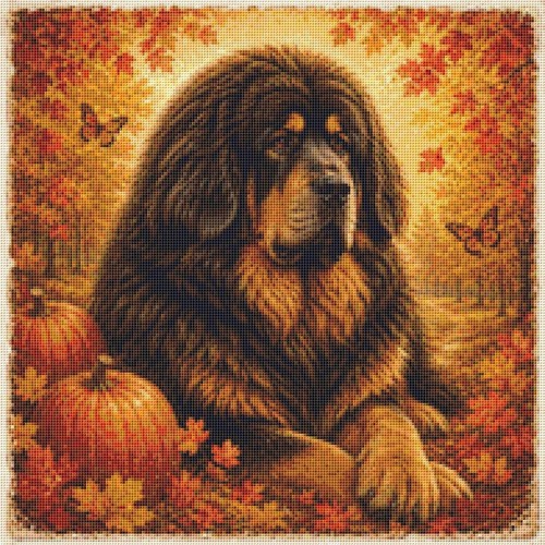 Tibetan mastiff puppy dog - puppy, in