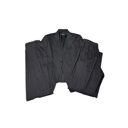 Zanella pinstripe suit pc - pinstripe,