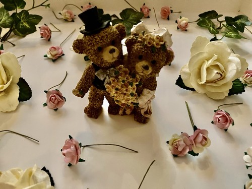 Wedding cake topper - topper, figurines