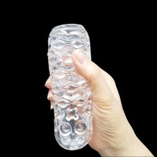 Clear jelly ribbed pocket - ribbed,