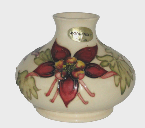 Moorcroft squat vase - squat,