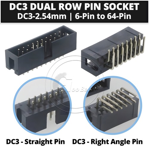 54mm pitch dc3 - 2.54mm,