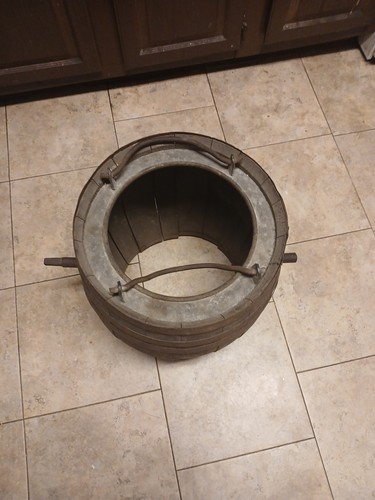 Vintage wooden butter churn - wooden,