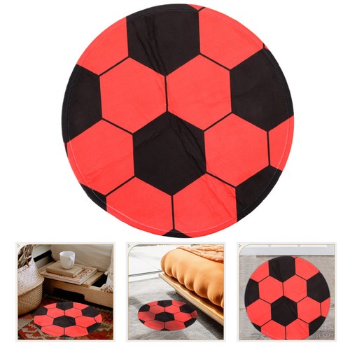 Reusable round football rug - reusable,