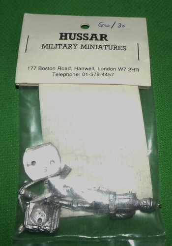 Vintage 54mm metal hussar - vintage,