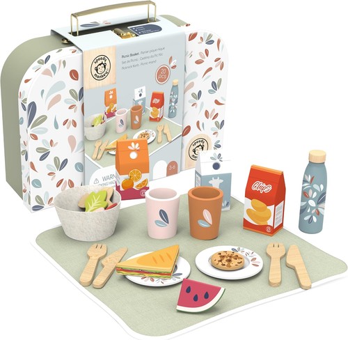Wooden picnic basket playset - picnic,