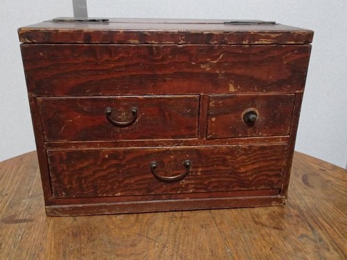Japanese antique wooden tansu - japanese,