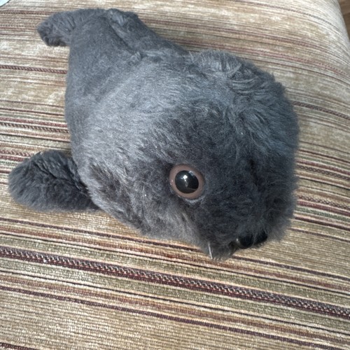 Grey seal fluffy soft - grey, cuddly