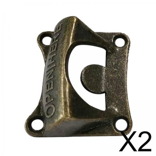 Prettyia 2pcs brass bronze - 2pcs,