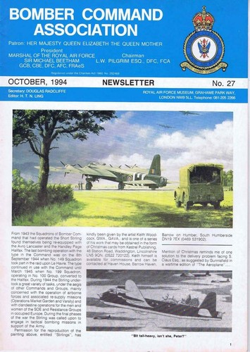 Bomber command association - bomber, oct