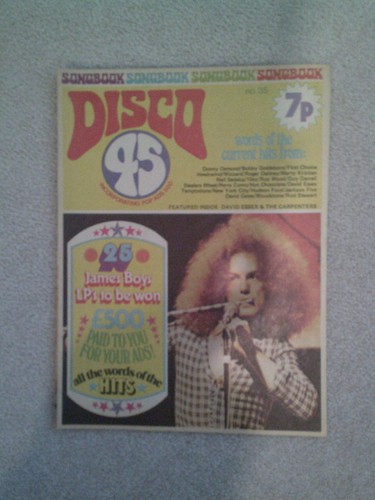 Disco magazine 35 james - 45,