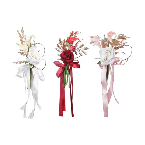 Decorations white pew flowers - decorations,