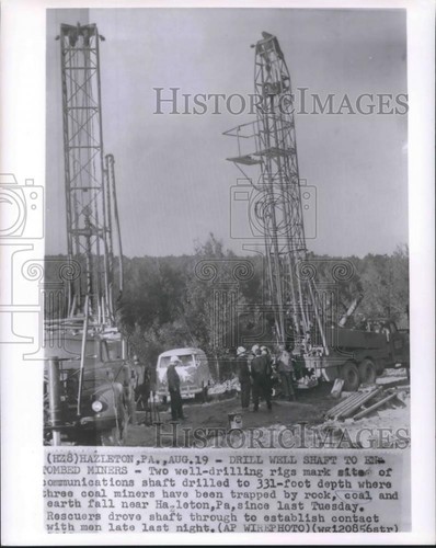 1963 press photo well drilling - press, well-drilling