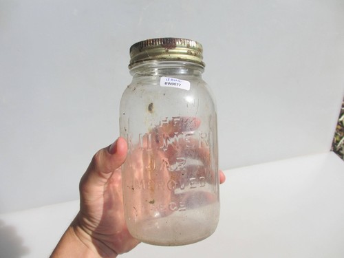 Original vintage glass kilner - original,