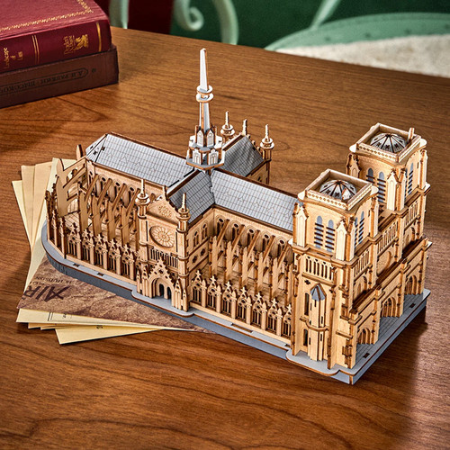 Rowood paris cathedral wooden - paris,
