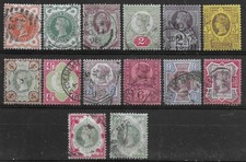1887 1900 jubilee set c - 1887/1900, fu