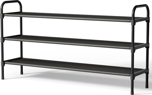 Space saving shoe rack for - shoe,