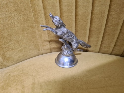 Vintage silver coloured fox - vintage,