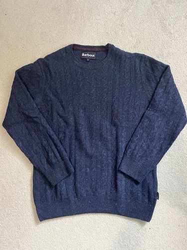 Navy blue barbour - barbour, cableknit