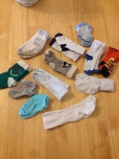 12x baby boy socks - -, 0-6
