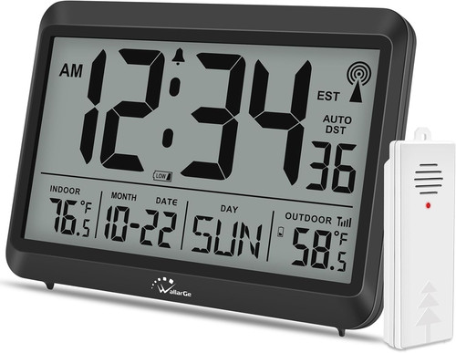 Atomic clock with indoor - with,