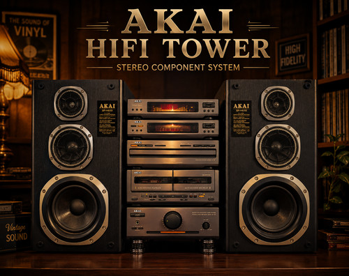 Akai hifi tower rare - hifi,