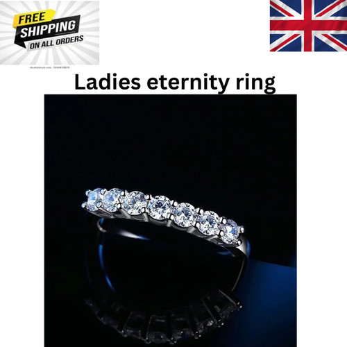 Ladies eternity ring cubic - eternity, cz