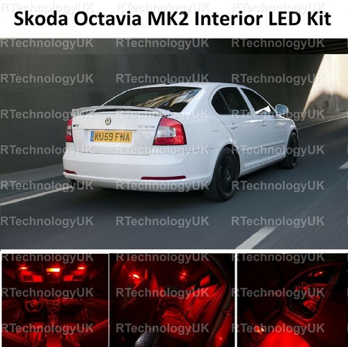 Red premium skoda octavia - red, mk2