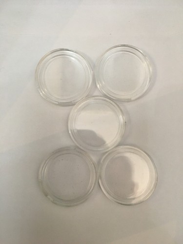 25mm plastic coin cases - 25mm,