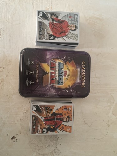 Match attax tin and - attax, 25/26