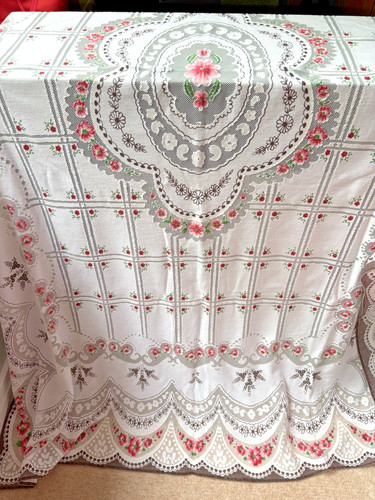 Vintage white polyester - vintage,