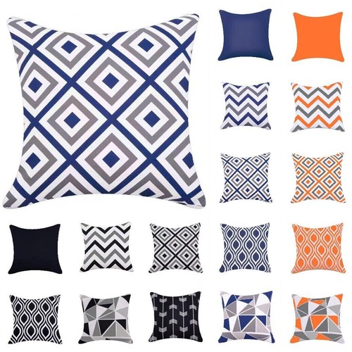 Waterproof geometric cushion - waterproof,