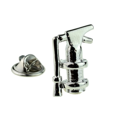 Silver fire extinguisher - silver,