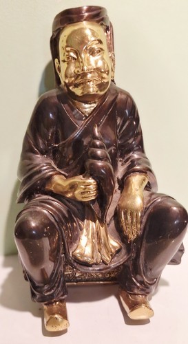 Gilt bronze statue - statue, of