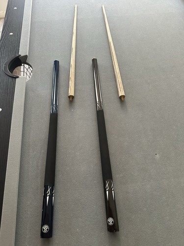 Pool cues black 1 x - &,