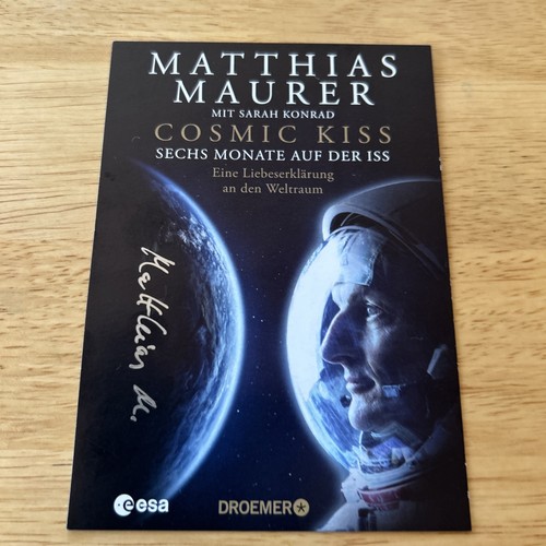 Matthias maurer signed photo - matthias,